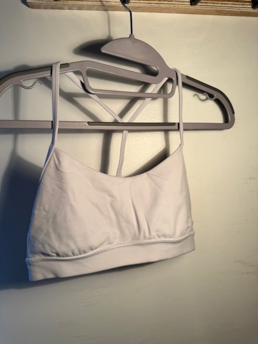 lululemon athletica White Strappy Bralette Sports Bra